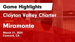 Clayton Valley Charter  vs Miramonte  Game Highlights - March 21, 2024