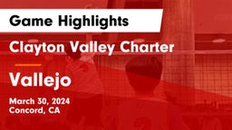 Clayton Valley Charter  vs Vallejo Game Highlights - March 30, 2024