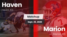 Matchup: Haven  vs. Marion  2020