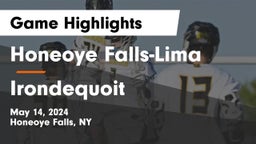Honeoye Falls-Lima  vs  Irondequoit  Game Highlights - May 14, 2024