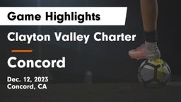 Clayton Valley Charter  vs Concord  Game Highlights - Dec. 12, 2023