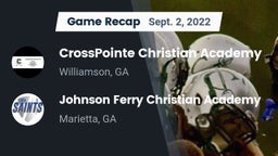 Recap: CrossPointe Christian Academy vs. Johnson Ferry Christian Academy 2022