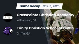 Recap: CrossPointe Christian Academy vs. Trinity Christian School at Griffin 2023