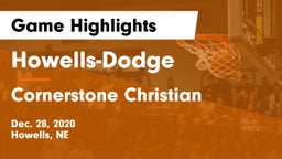 Howells-Dodge  vs Cornerstone Christian Game Highlights - Dec. 28, 2020