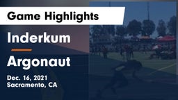 Inderkum  vs Argonaut  Game Highlights - Dec. 16, 2021