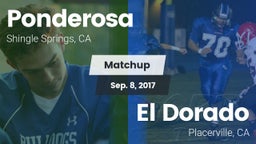 Matchup: Ponderosa High Schoo vs. El Dorado  2017