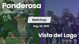 Matchup: Ponderosa High Schoo vs. Vista del Lago  2018