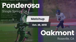 Matchup: Ponderosa High Schoo vs. Oakmont  2018