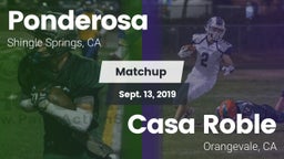 Matchup: Ponderosa High Schoo vs. Casa Roble 2019