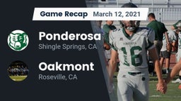 Recap: Ponderosa  vs. Oakmont  2021