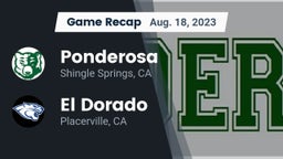 Recap: Ponderosa  vs. El Dorado  2023