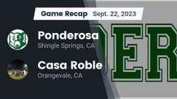 Recap: Ponderosa  vs. Casa Roble 2023