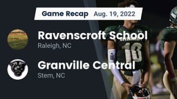 Recap: Ravenscroft School vs. Granville Central  2022