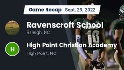 Recap: Ravenscroft School vs. High Point Christian Academy  2022