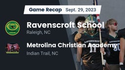 Recap: Ravenscroft School vs. Metrolina Christian Academy  2023