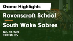 Ravenscroft School vs South Wake Sabres Game Highlights - Jan. 18, 2023
