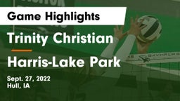 Trinity Christian  vs Harris-Lake Park  Game Highlights - Sept. 27, 2022