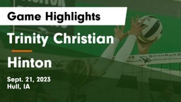 Trinity Christian  vs Hinton  Game Highlights - Sept. 21, 2023