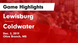 Lewisburg  vs Coldwater Game Highlights - Dec. 2, 2019