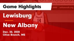 Lewisburg  vs New Albany  Game Highlights - Dec. 30, 2020