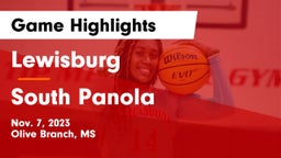 Lewisburg  vs South Panola  Game Highlights - Nov. 7, 2023