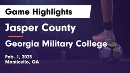 Jasper County  vs Georgia Military College  Game Highlights - Feb. 1, 2023