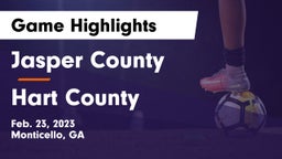Jasper County  vs Hart County  Game Highlights - Feb. 23, 2023