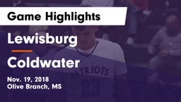Lewisburg  vs Coldwater Game Highlights - Nov. 19, 2018