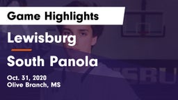 Lewisburg  vs South Panola  Game Highlights - Oct. 31, 2020