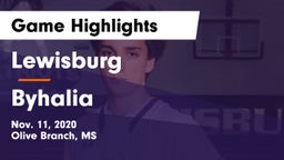 Lewisburg  vs Byhalia Game Highlights - Nov. 11, 2020