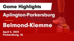 Aplington-Parkersburg  vs Belmond-Klemme  Game Highlights - April 5, 2024
