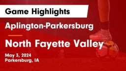 Aplington-Parkersburg  vs North Fayette Valley Game Highlights - May 3, 2024
