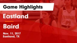 Eastland  vs Baird  Game Highlights - Nov. 11, 2017