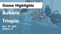 Auburn  vs Triopia  Game Highlights - Nov. 30, 2023