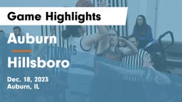Auburn  vs Hillsboro  Game Highlights - Dec. 18, 2023