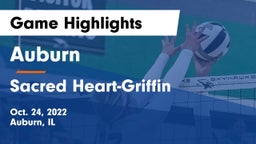 Auburn  vs Sacred Heart-Griffin  Game Highlights - Oct. 24, 2022