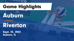 Auburn  vs Riverton Game Highlights - Sept. 25, 2023