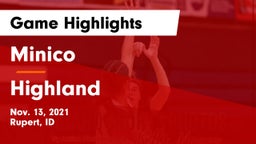 Minico  vs Highland  Game Highlights - Nov. 13, 2021