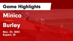 Minico  vs Burley  Game Highlights - Nov. 22, 2022