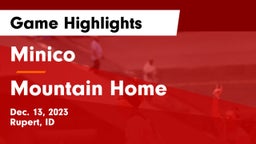 Minico  vs Mountain Home  Game Highlights - Dec. 13, 2023