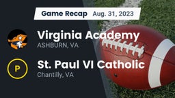 Recap: Virginia Academy vs. St. Paul VI Catholic  2023