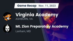 Recap: Virginia Academy vs. Mt. Zion Preparatory Academy 2023