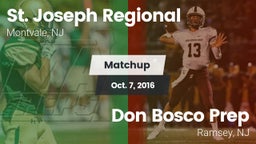 Matchup: St. Joseph Regional vs. Don Bosco Prep  2016
