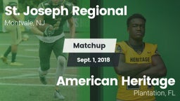 Matchup: St. Joseph Regional vs. American Heritage  2018