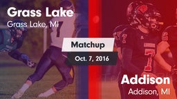 Matchup: Grass Lake High vs. Addison  2016