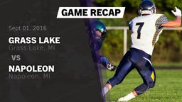 Recap: Grass Lake  vs. Napoleon  2016