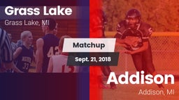 Matchup: Grass Lake High vs. Addison  2018