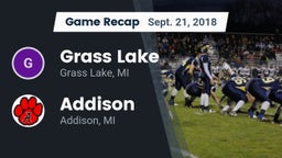 Recap: Grass Lake  vs. Addison  2018
