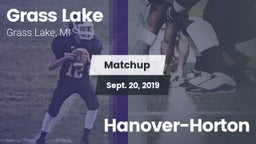 Matchup: Grass Lake High vs. Hanover-Horton  2019