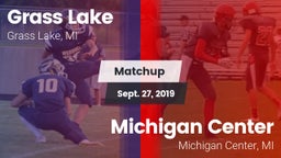Matchup: Grass Lake High vs. Michigan Center  2019